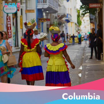 Columbia eSIM | Unlimited Data Plans for Travelers | Fast & Reliable