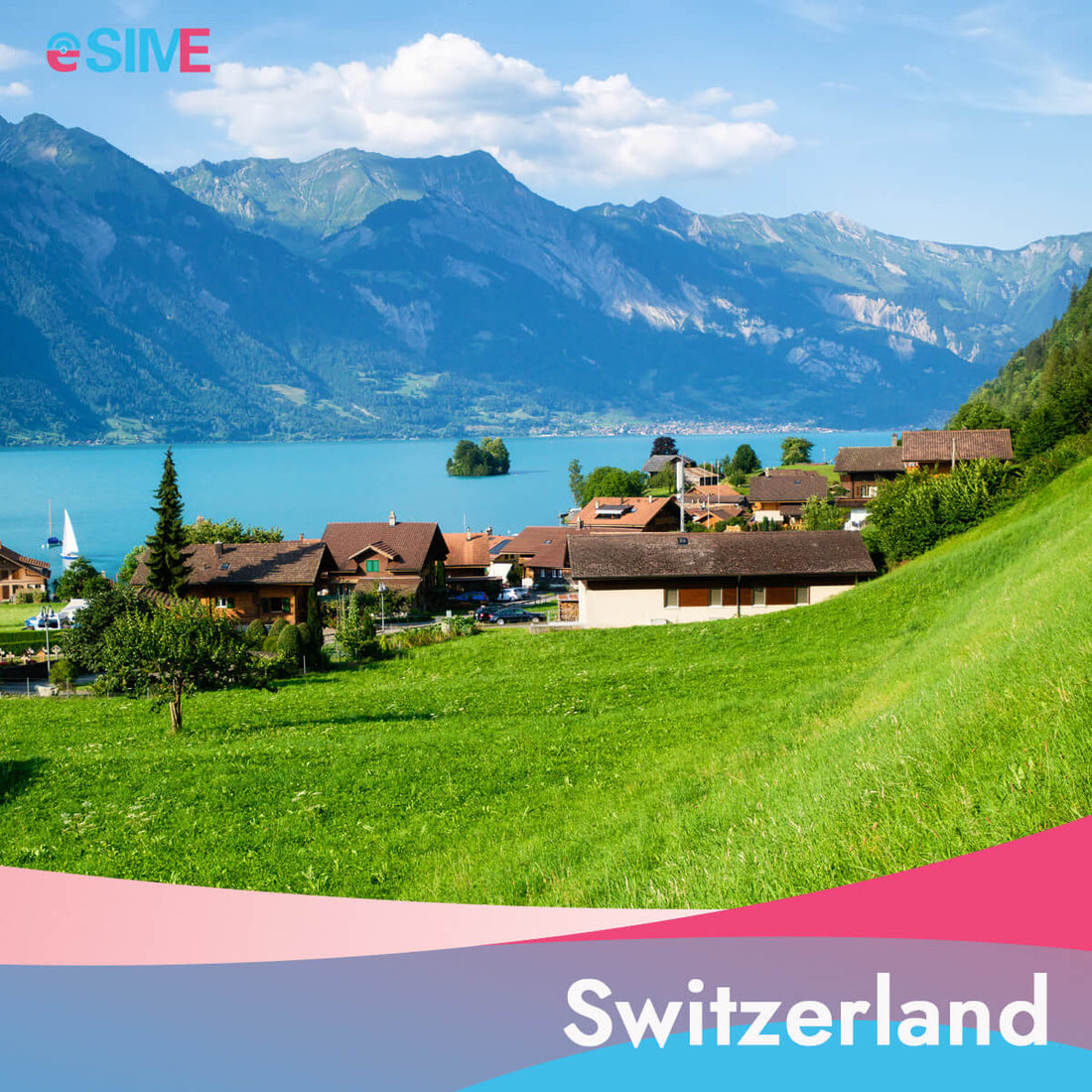 5GB/10GB/20GB/30GB/50GB Data eSIM for Travel to Switzerland