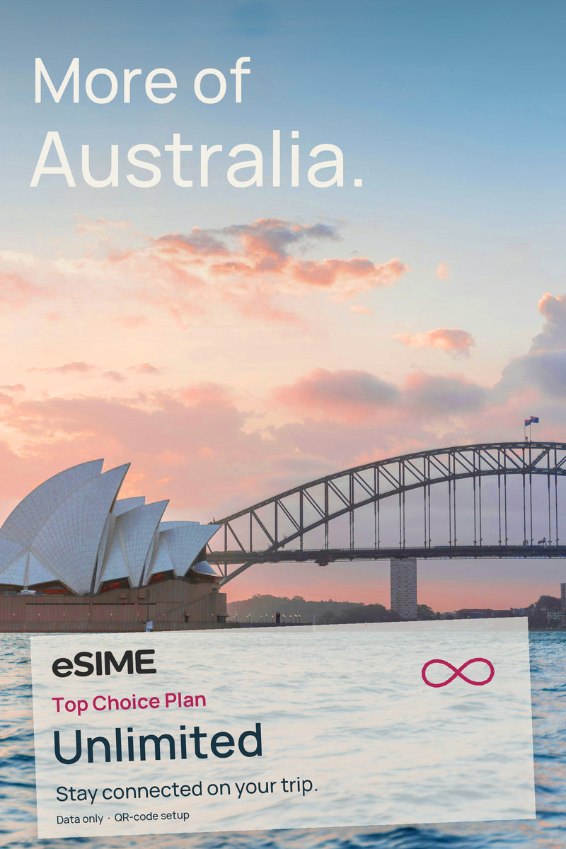 eSIM Unlimited Data in Australia