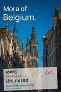 eSIM Unlimited Data in Belgium