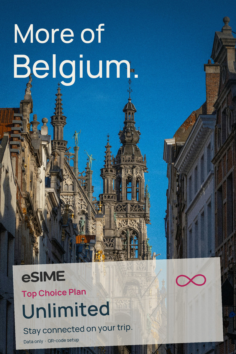 eSIM Unlimited Data in Belgium