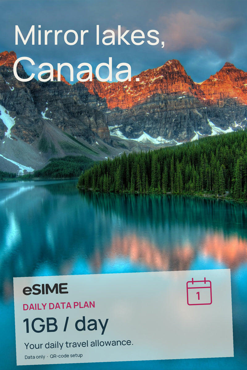 eSIM 1GB Data per in Canada