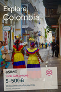 Colombia eSIM: 5GB-50GB Data Plans | Fast & Reliable Coverage