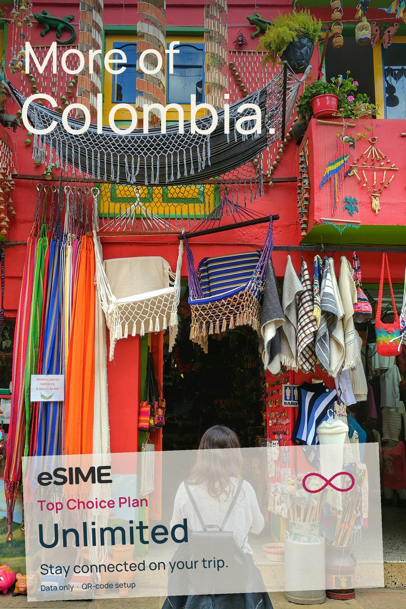 Colombia eSIM | Unlimited Data Plans for Travelers | Fast & Reliable