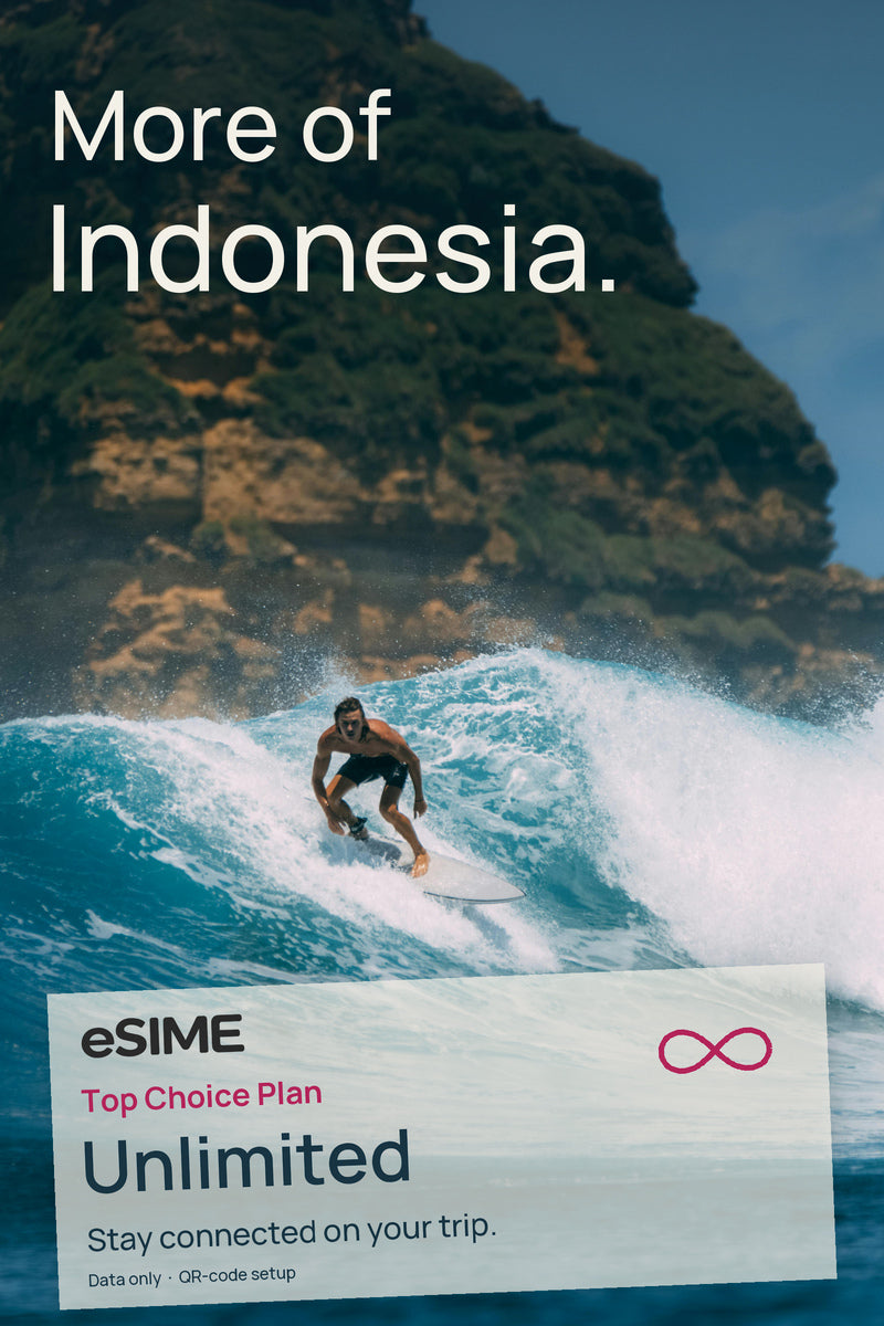 eSIM Unlimited Data in Indonesia