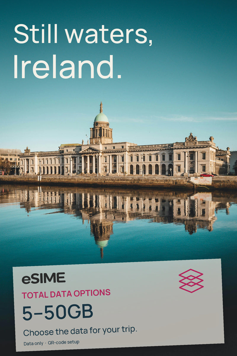 5GB/10GB/20GB/30GB/50GB Data eSIM in Ireland