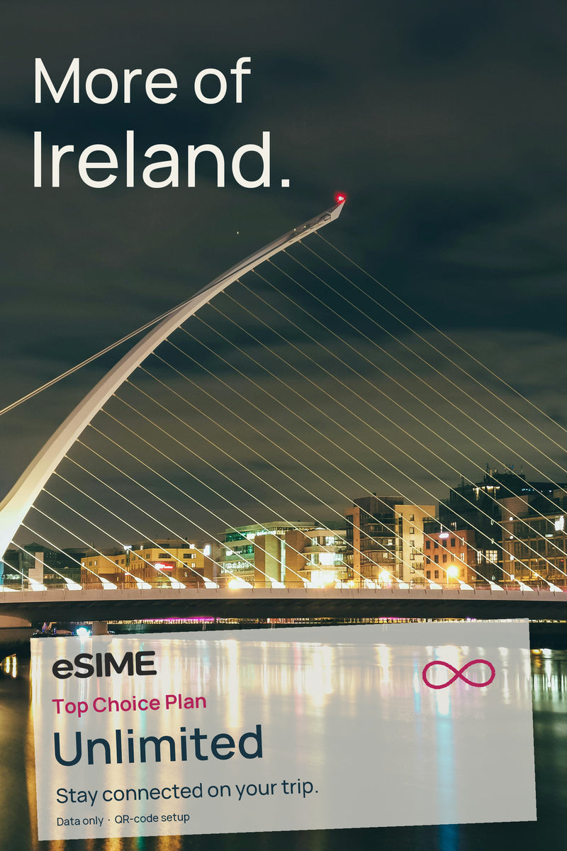 eSIM Unlimited Data in Ireland