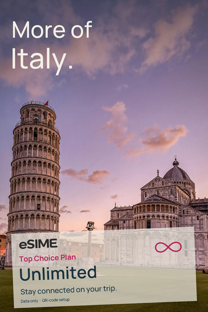 eSIM Unlimited Data in Italy
