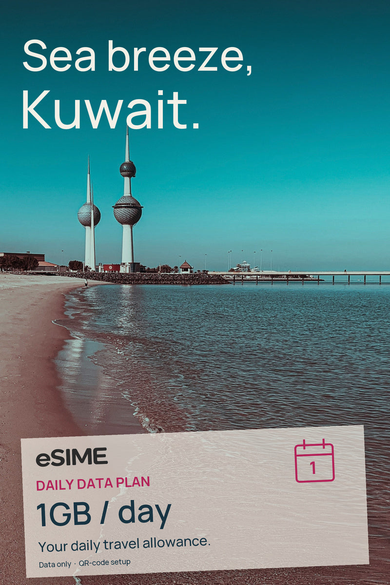 Stay Connected in Kuwait: 1GB High-Speed Data Every Single Day
