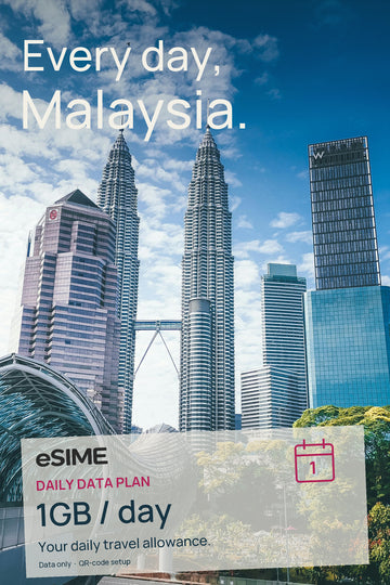 eSIM 1GB Data per Day in Malaysia