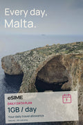 eSIM 1GB Data per Day in Malta