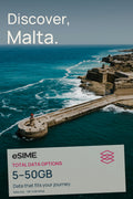 5GB/10GB/20GB/30GB/50GB Data eSIM in Malta
