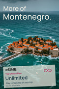 eSIM Unlimited Data in Montenegro