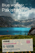 5GB/10GB/20GB/30GB/50GB Data eSIM in Pakistan