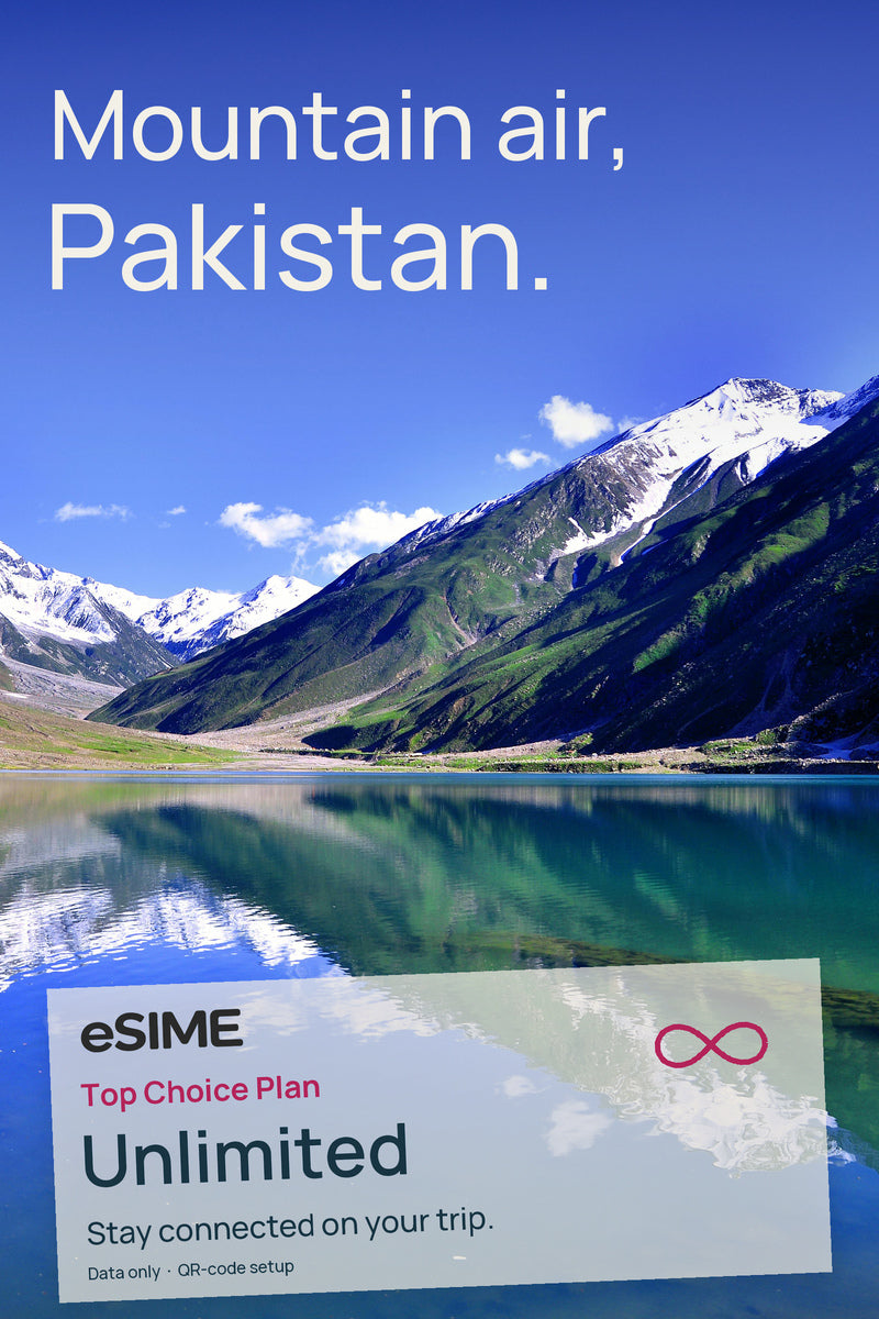eSIM Unlimited Data in Pakistan