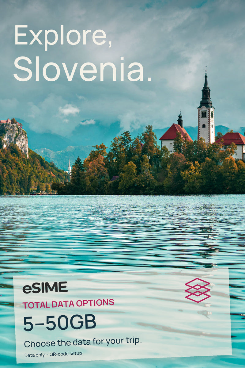 Slovenia eSIM | Flexible 5GB to 50GB Travel Data