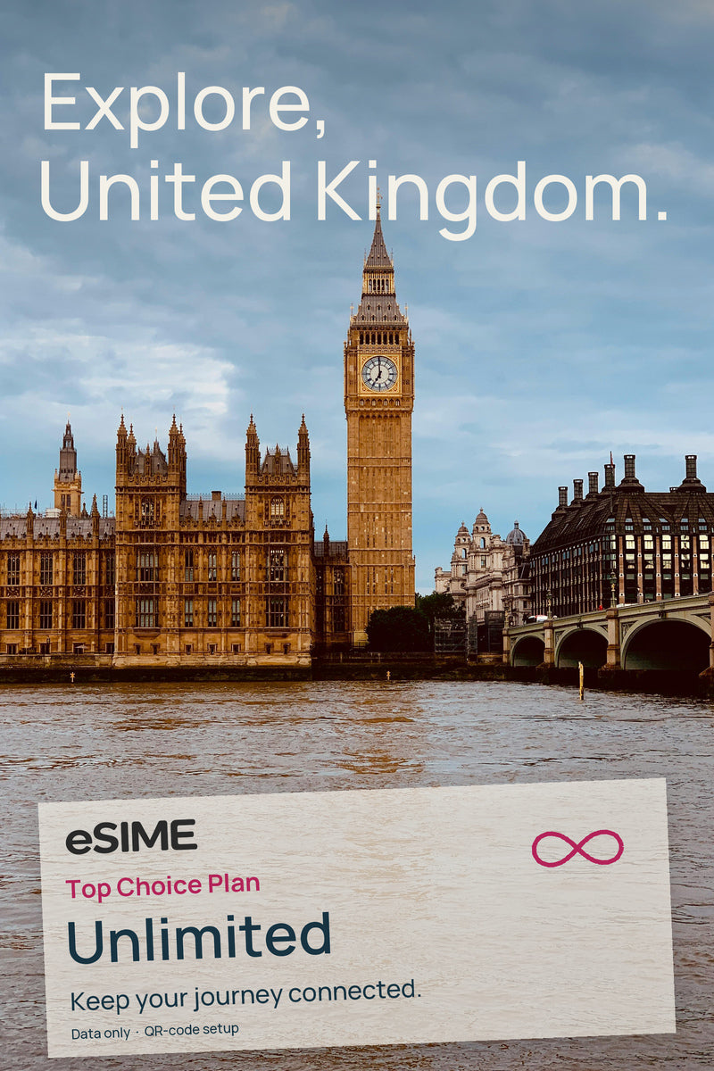 eSIM Unlimited Data in United Kingdom