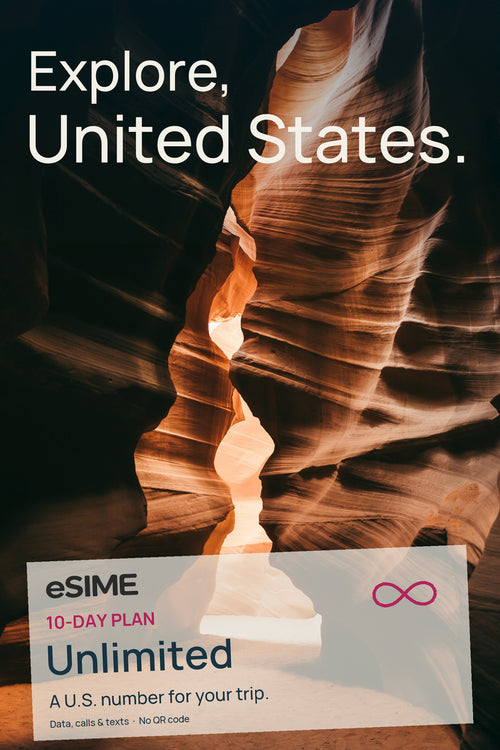 10-Day US eSIM Unlimited Data Calls & Texts