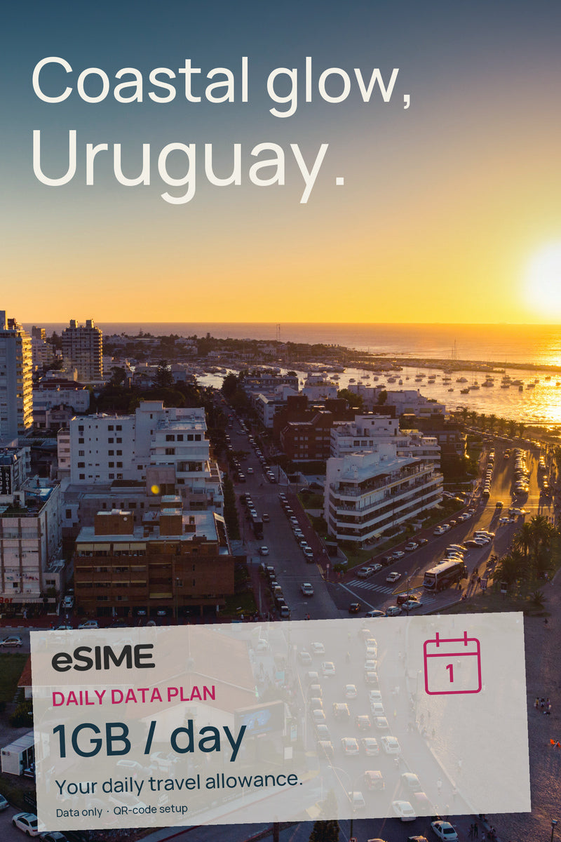 Best Uruguay eSIM 1GB Daily Travel Data Plans