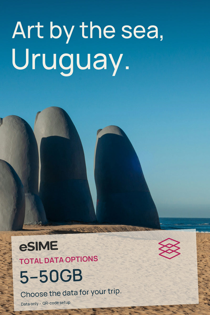 Uruguay eSIM 5GB-50GB Data Plans 4G/5G Speed
